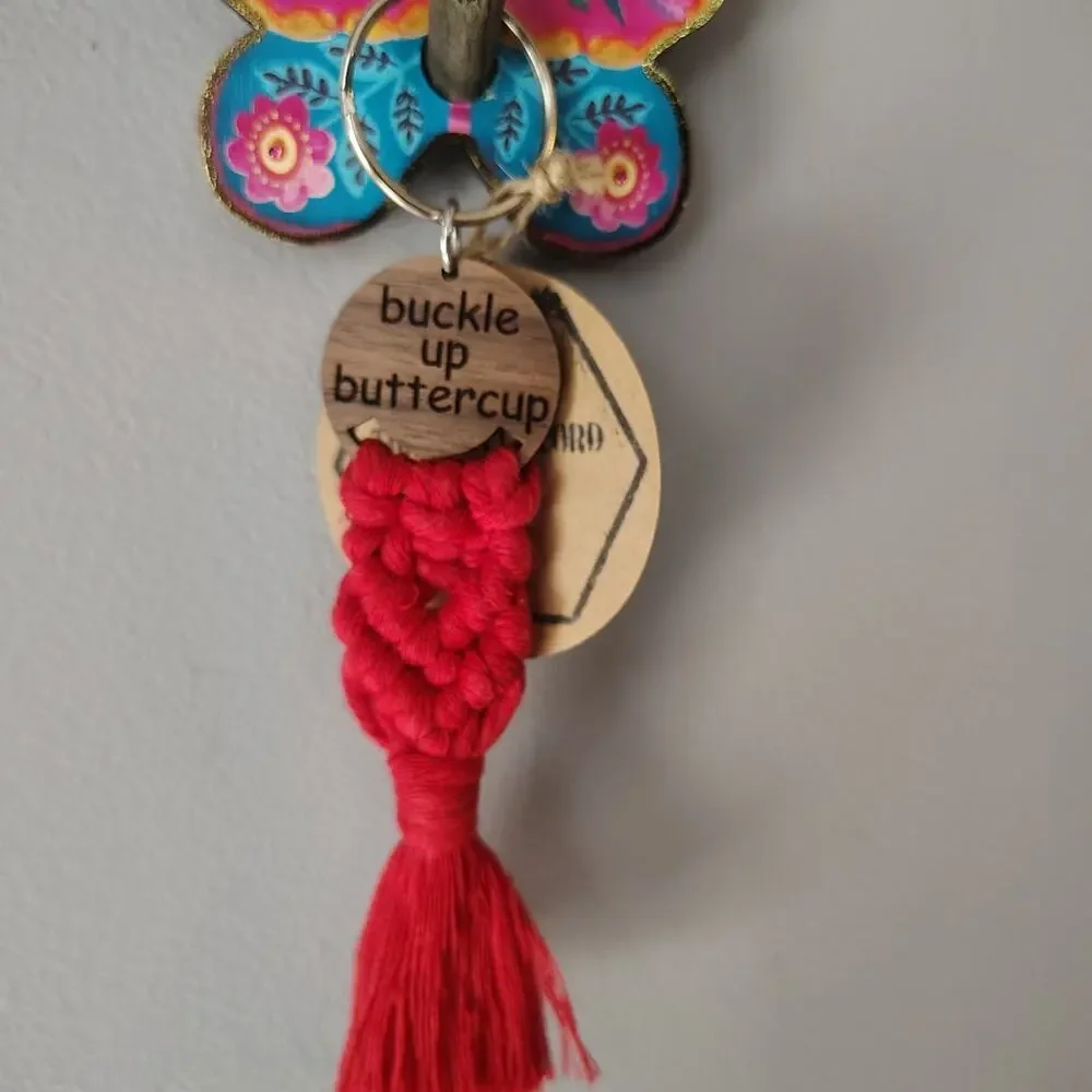 Handmade macrame Keychain - Picture 1 of 2